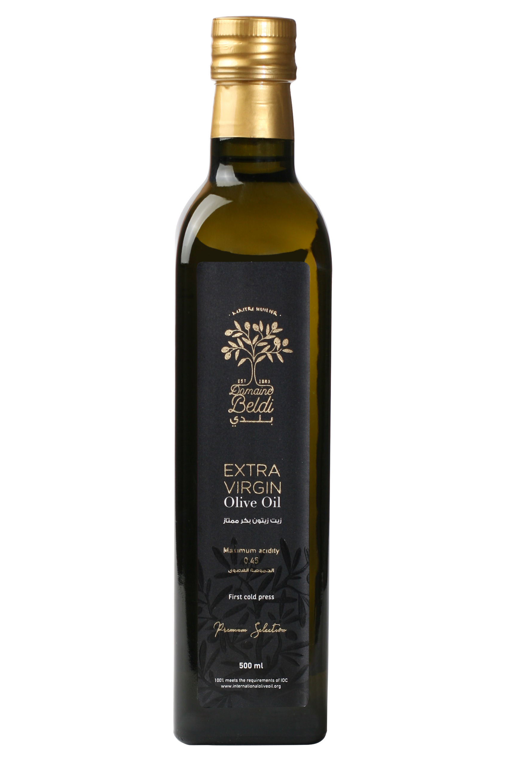 Масло оливковое Extra Virgin Olive Oil (EVOO) 500 мл